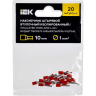 Наконечник IEK НШВИ 1.0-10 темно-красный (20 шт) UGN11-001-010-020